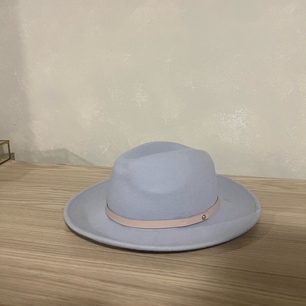 Free People Wythe Leather Band Felt Hat